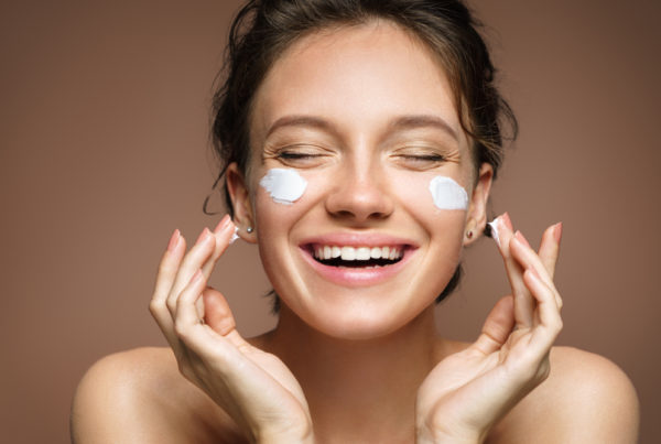 Applying natural moisturizer